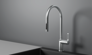 Смеситель для кухни Granula 8172, НЕРЖ Нерж